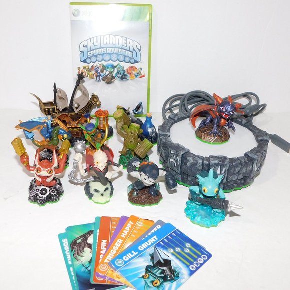 xbox 360 Other - 2011 Skylanders Spyro's Adventure XBOX 360 Game Figure portal Bundle Activision